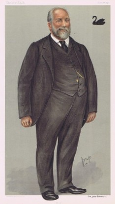 John Forrest as portrayed by Julius Mendes Price for Vanity Fair, 1897